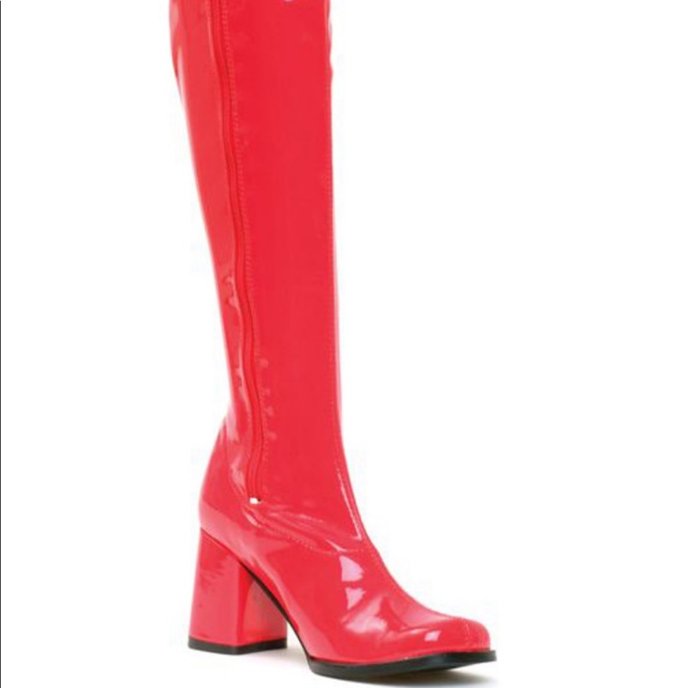 Red GoGo Boots